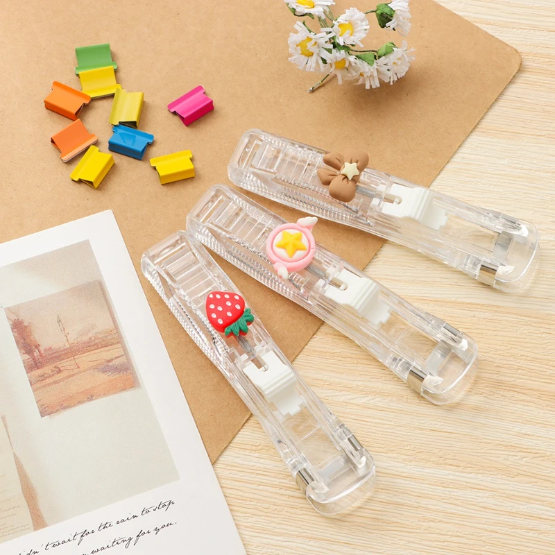 New Push Clip Stapler Staple R - Binder Clip Assorted recensione e prezzo