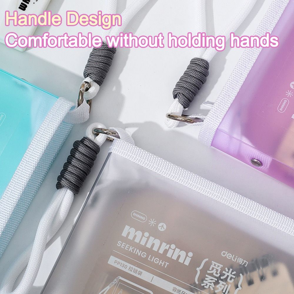 Portable Transparent A4 Zipper - Is Stationery Office Supply recensione e prezzo