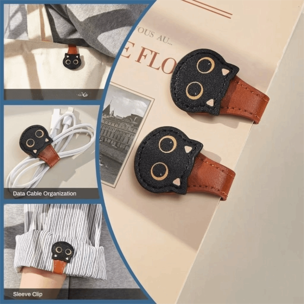 Cute PU Magnetic Page Clip Cat - Bookmark Magnetic Clip recensione e prezzo
