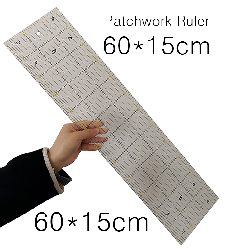 1 Pcs 60x15x0.3cm Acrylic Patc - Ruler Set Transparent recensione e prezzo