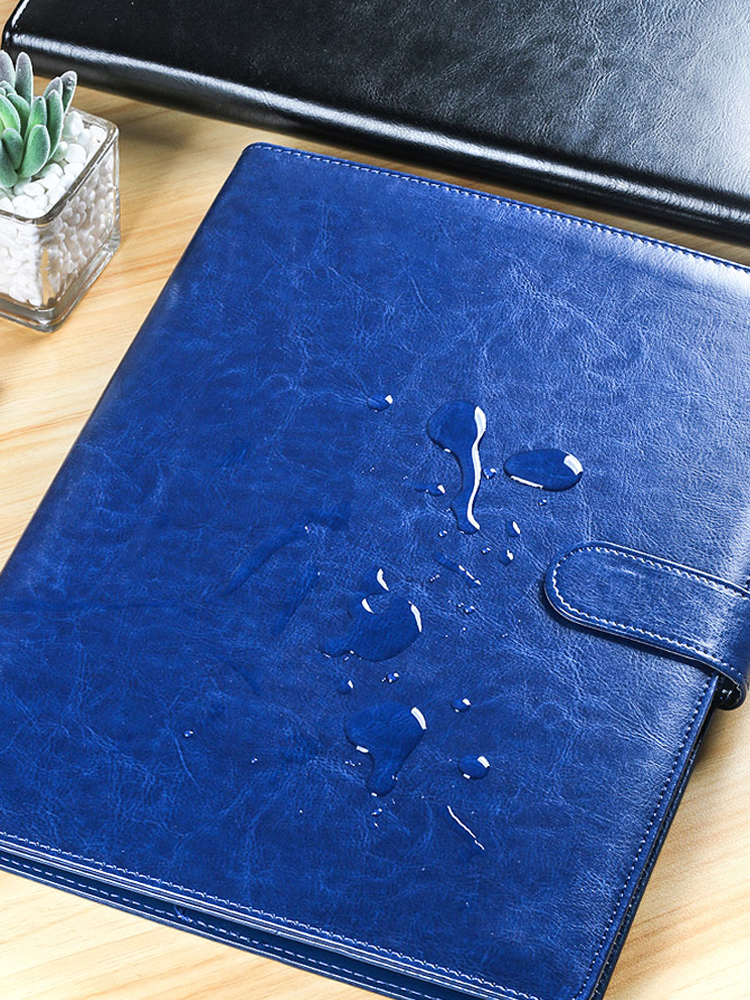 Black A4 Leather Padfolio Port - Portfolio Folder Zip recensione e prezzo