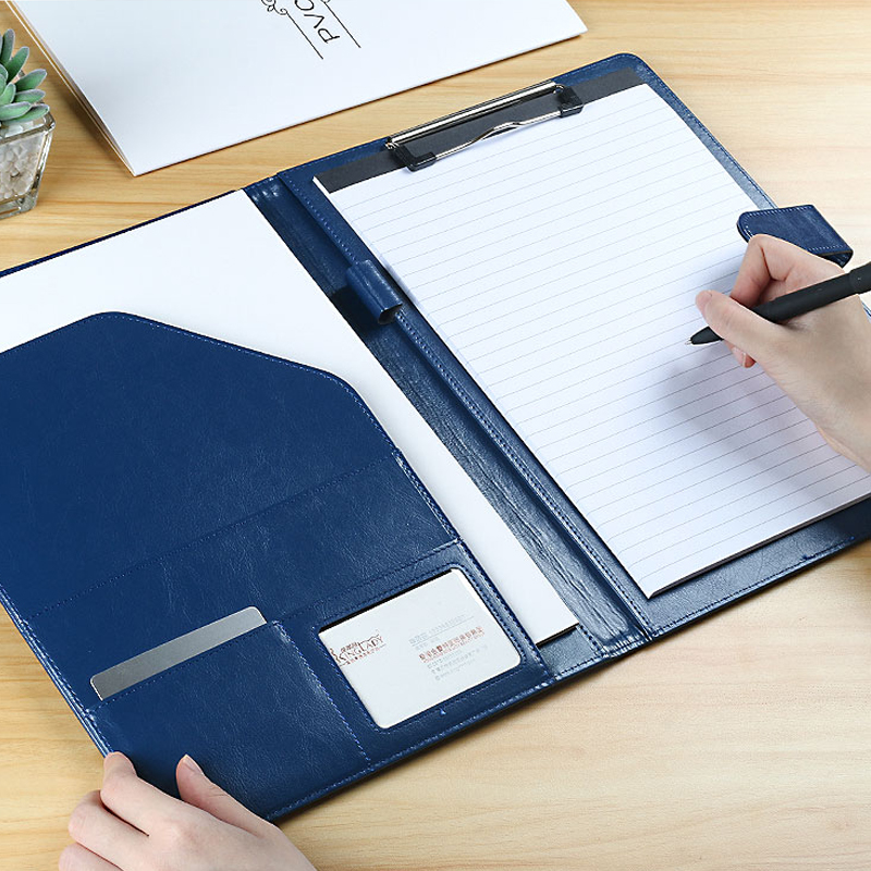 Black A4 Leather Padfolio Port - Portfolio Folder Zip recensione e prezzo
