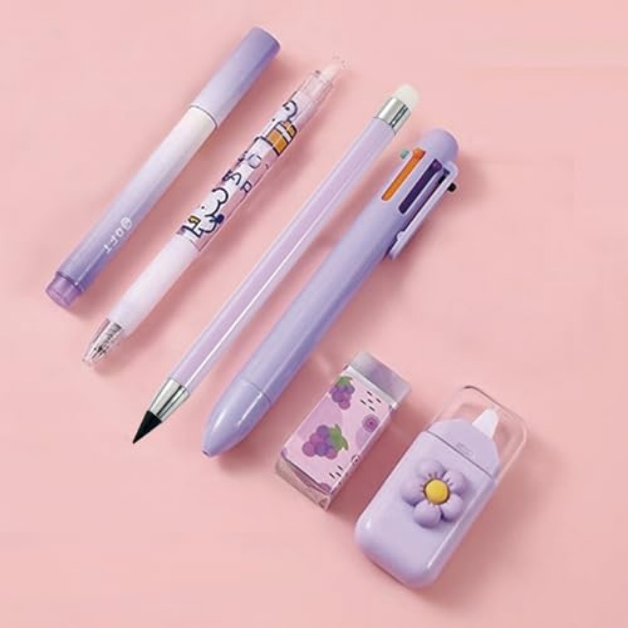 6 Pcs Cute Stationery Set for  - Gel Ink Pen Set recensione e prezzo
