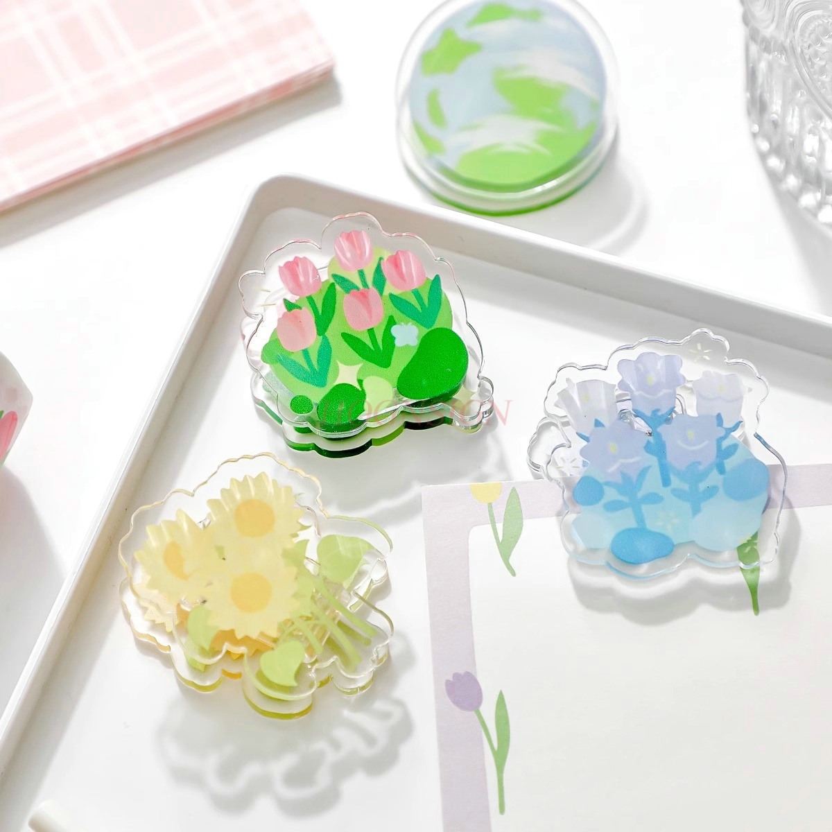 1pcs Afternoon Garden Acrylic  - Is Stationery Office Supply recensione e prezzo
