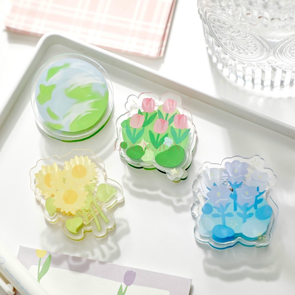 1pcs Afternoon Garden Acrylic  - Is Stationery Office Supply recensione e prezzo