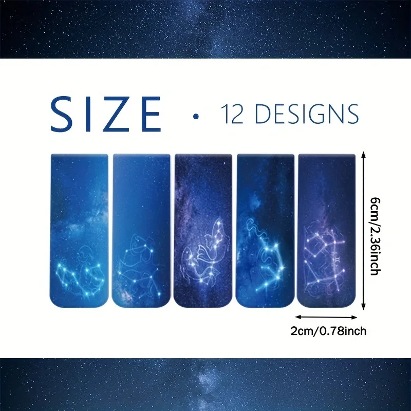 12 Pieces of Magnetic Bookmark - Bookmark Magnetic Clip recensione e prezzo