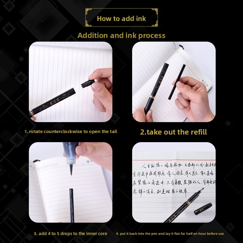 4PCS/SET Calligraphy Art Marke - Is Stationery Office Supply recensione e prezzo