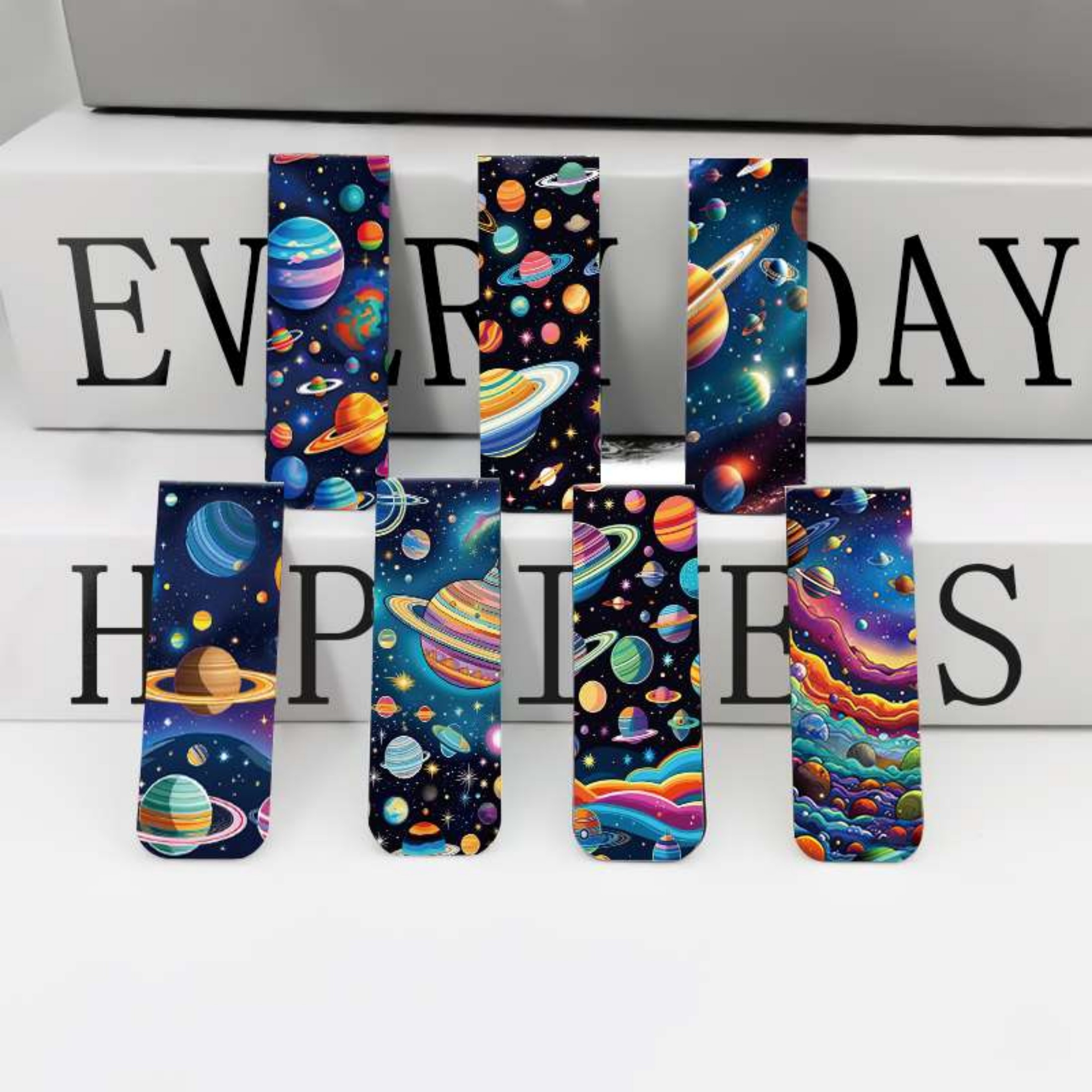 12pcs Space & Planet Themed Ma - Bookmark Magnetic Clip recensione e prezzo