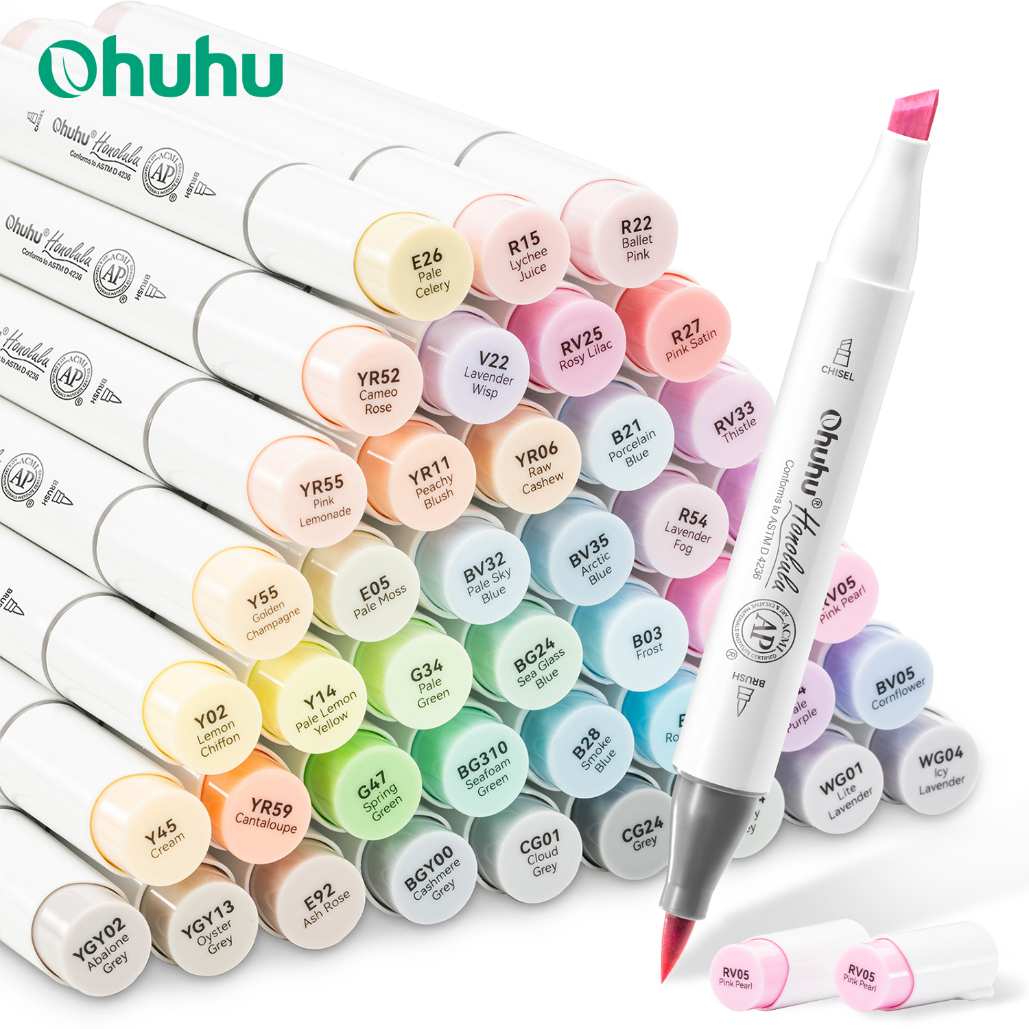 Ohuhu Honolulu 48 Pastel Color - Highlighter Set Pastel recensione e prezzo