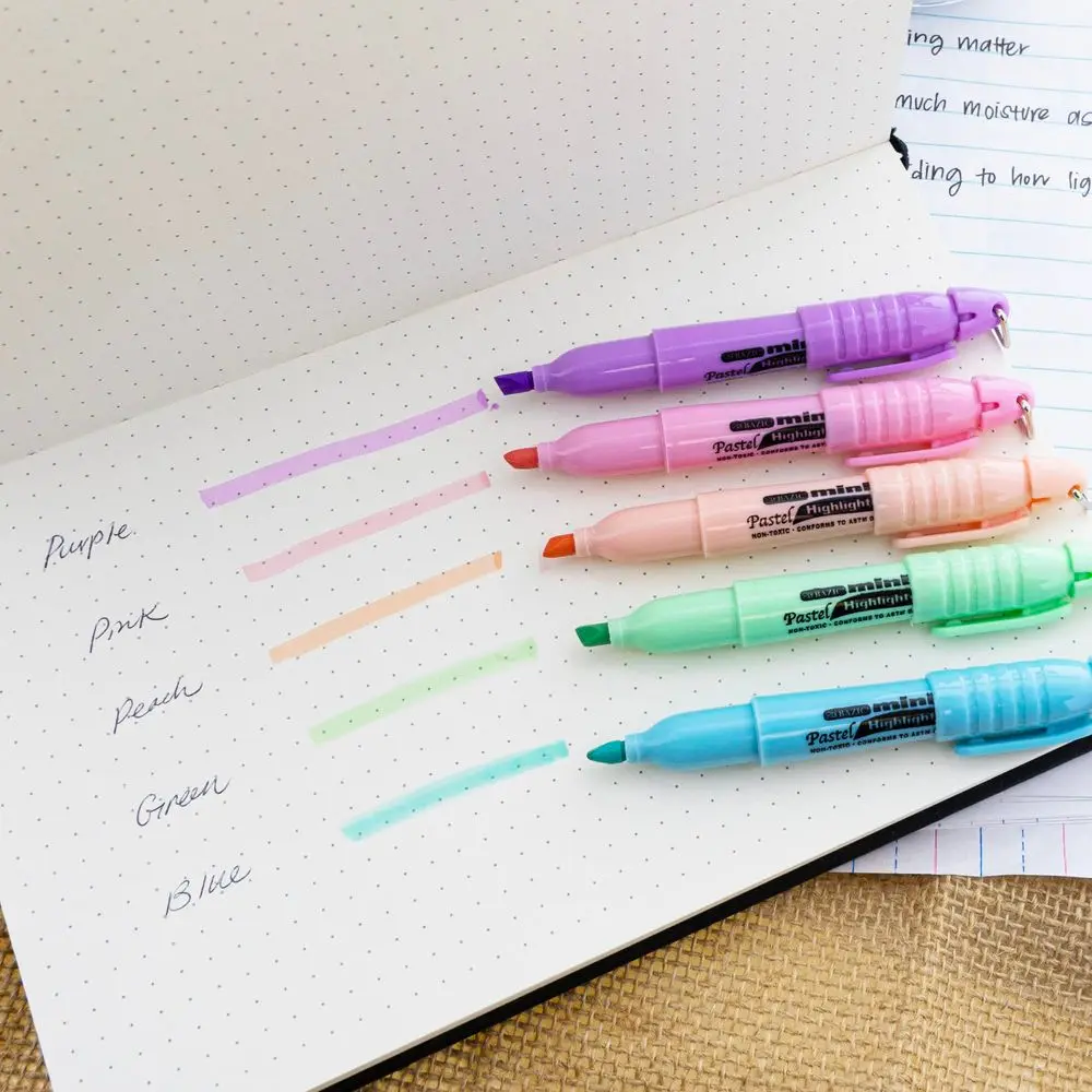 Mini Highlighter Pastel Color  - Highlighter Set Pastel recensione e prezzo