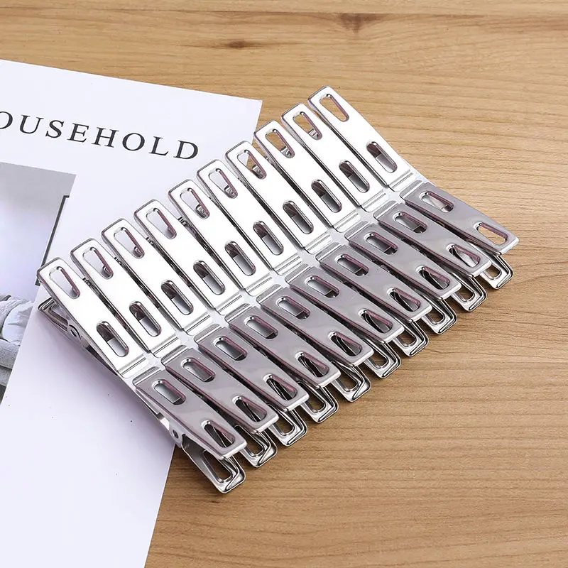 20pcs Stainless Steel Flat Mou - Binder Clip Assorted recensione e prezzo