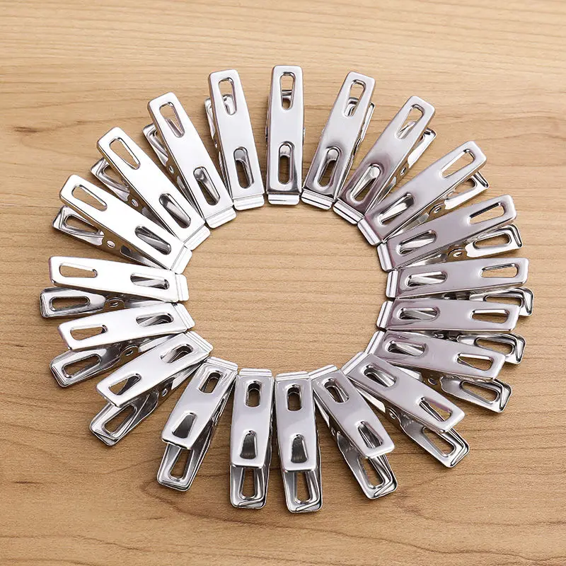 20pcs Stainless Steel Flat Mou - Binder Clip Assorted recensione e prezzo