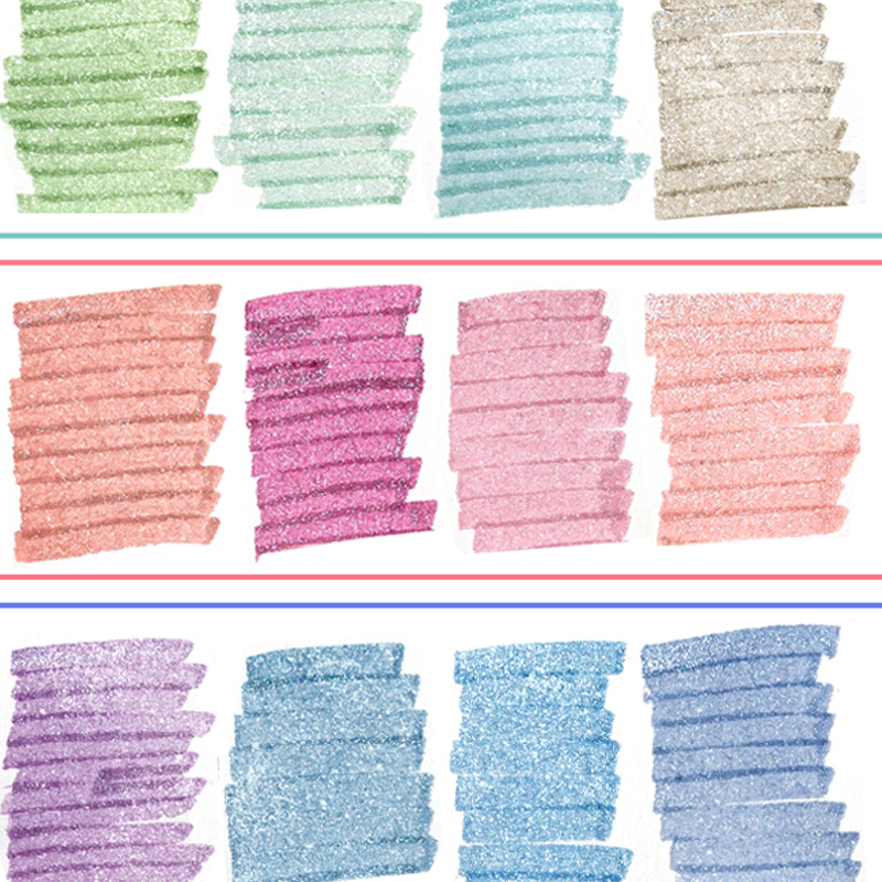 4pcs Glitter Color Shiny Pens  - Highlighter Set Pastel recensione e prezzo