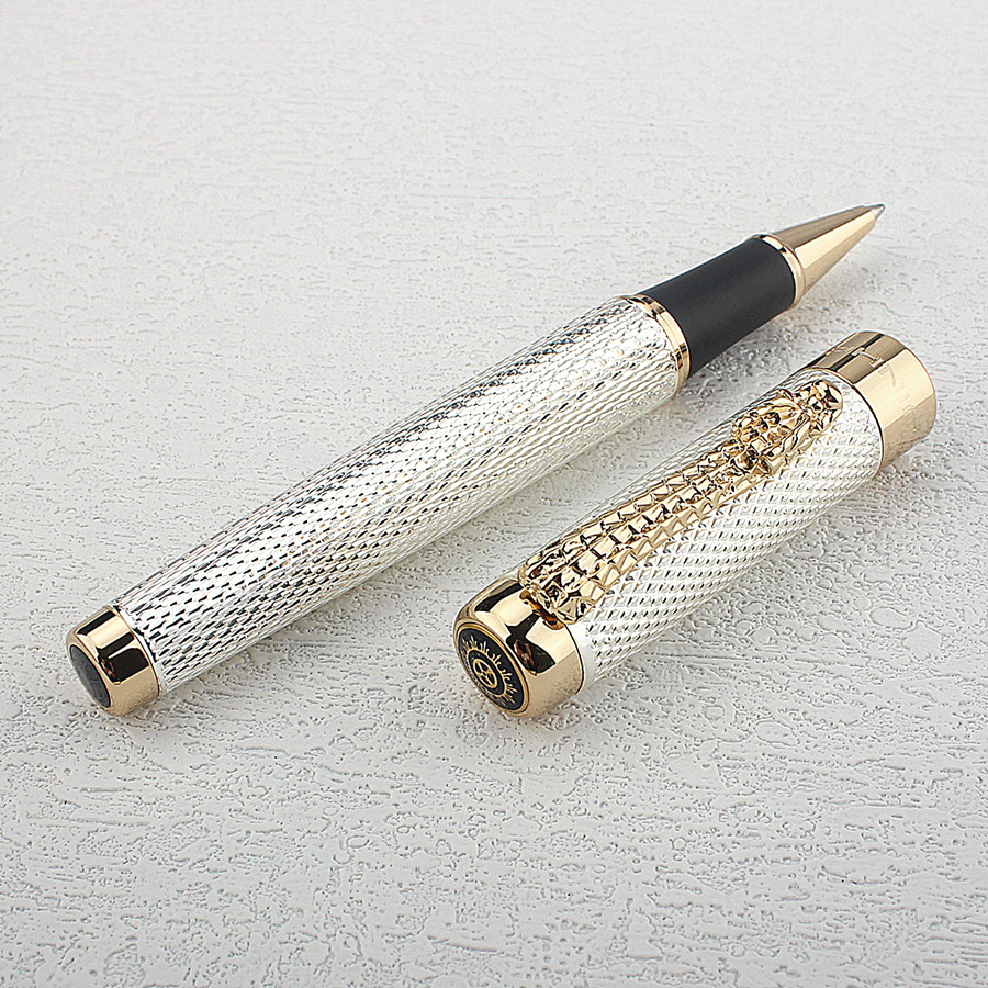 Jinhao 1200 Gold/Silver Metal  - Stationery Supplies Business recensione e prezzo