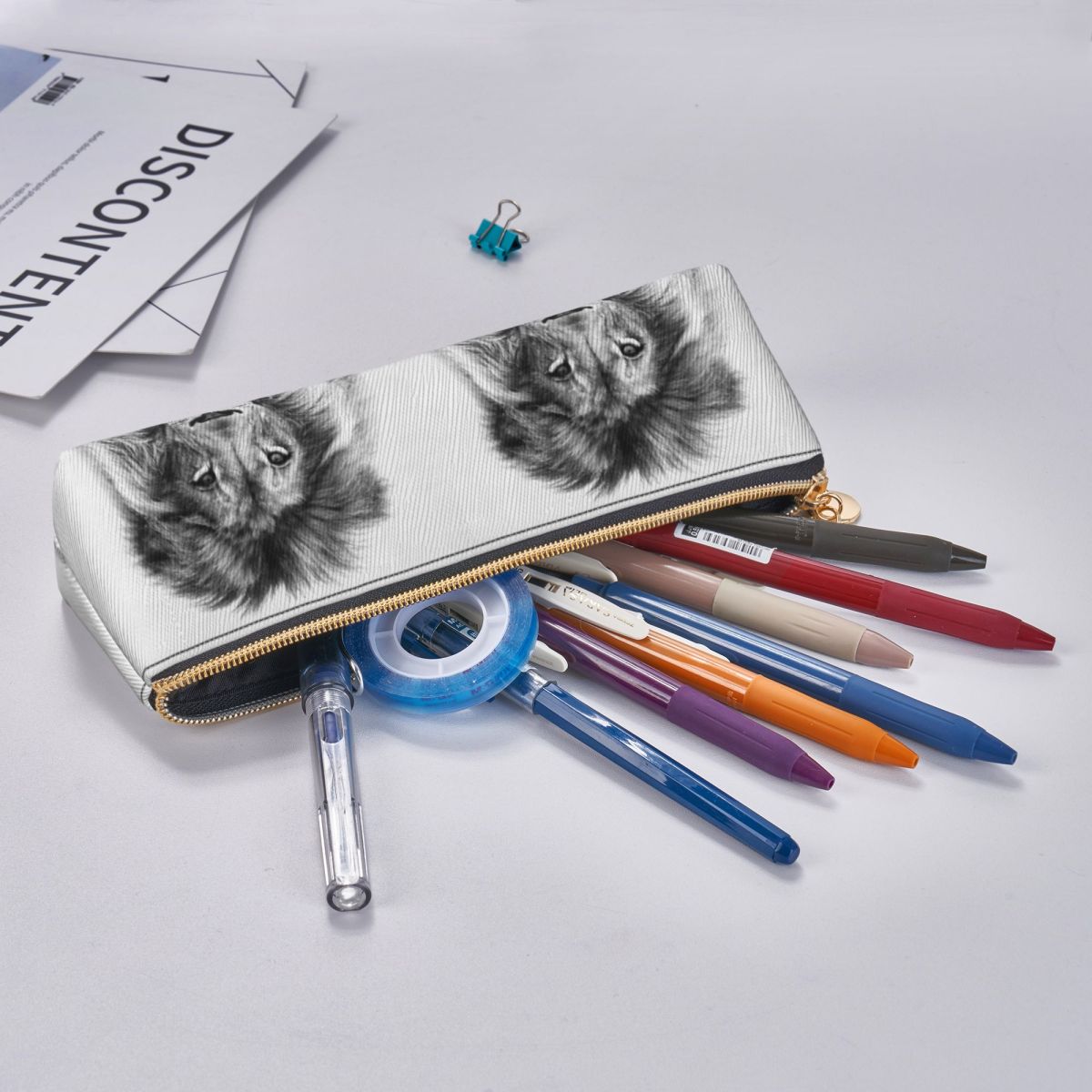 Lion Pencil Case for Kids Scho - Lion Stationery & Office Supply(Kunshan)Co.Ltd recensione e prezzo