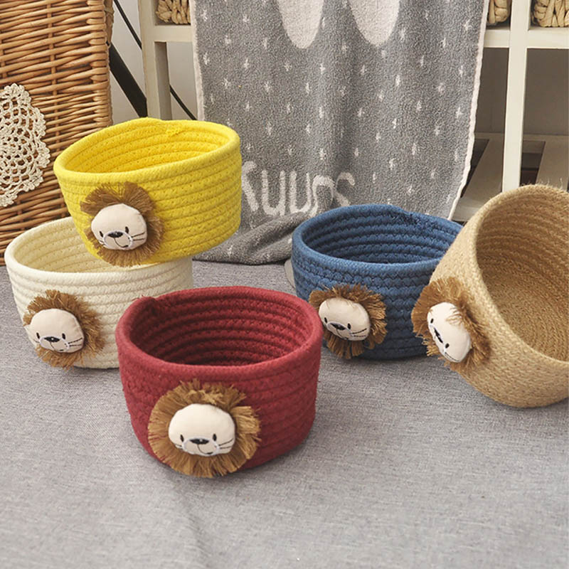 Cartoon Lion Woven Storage Bas - Lion Stationery & Office Supply(Kunshan)Co.Ltd recensione e prezzo