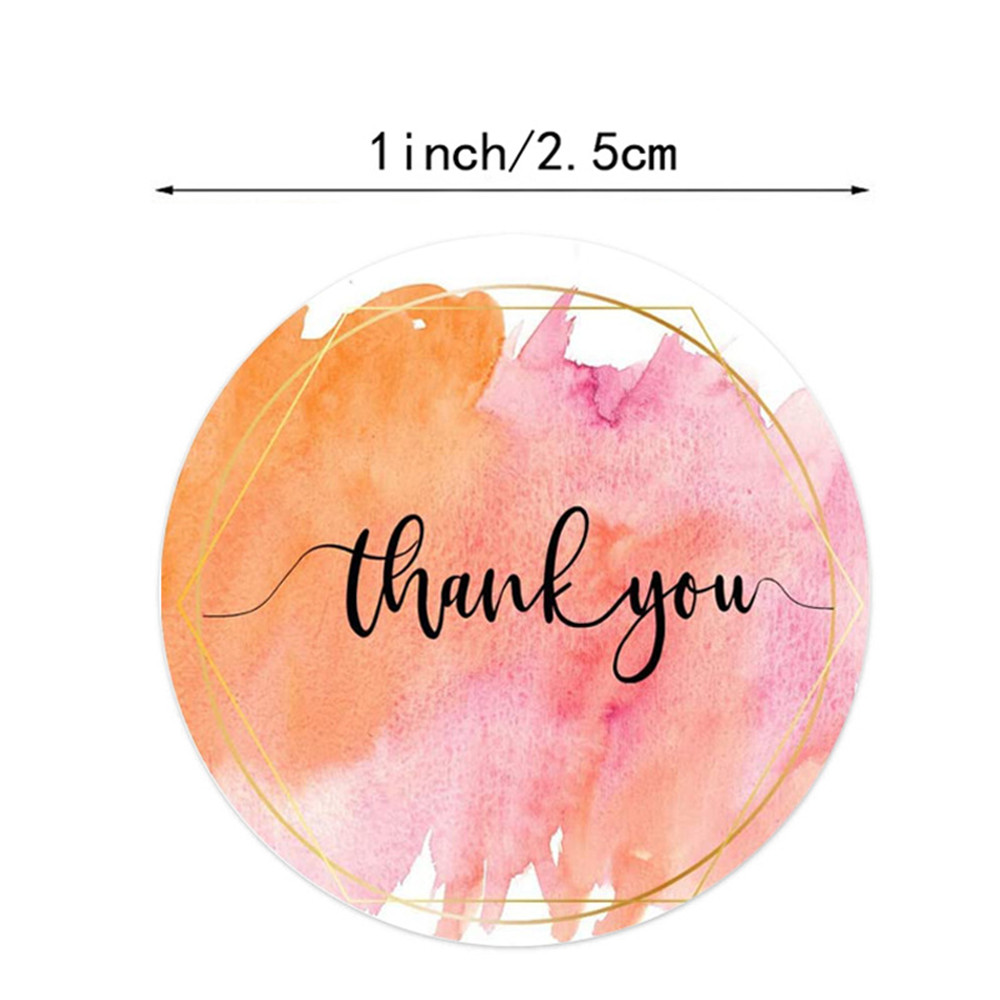 100-500 Pcs Thank You Stickers - Stationery Supplies Business recensione e prezzo