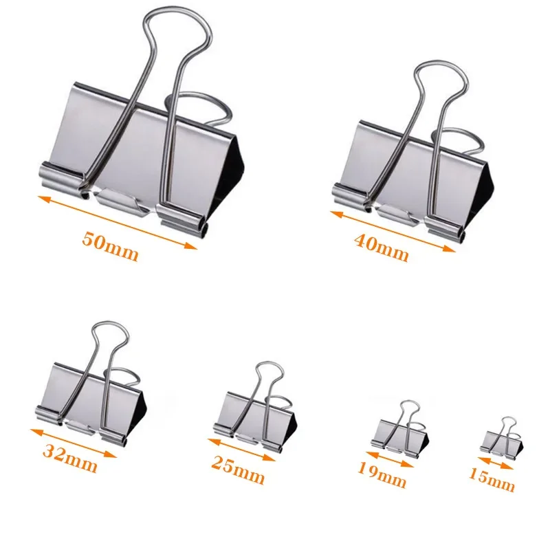 5-30Pcs Binder Clips File Meta - Is Stationery Office Supply recensione e prezzo