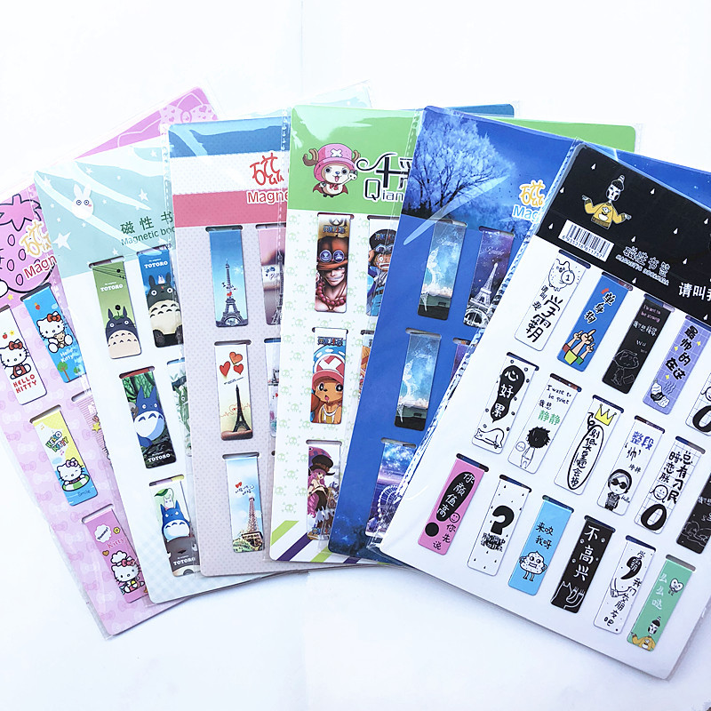 18 Pcs/Set Cat Tower Magnet Ma - Bookmark Magnetic Clip recensione e prezzo