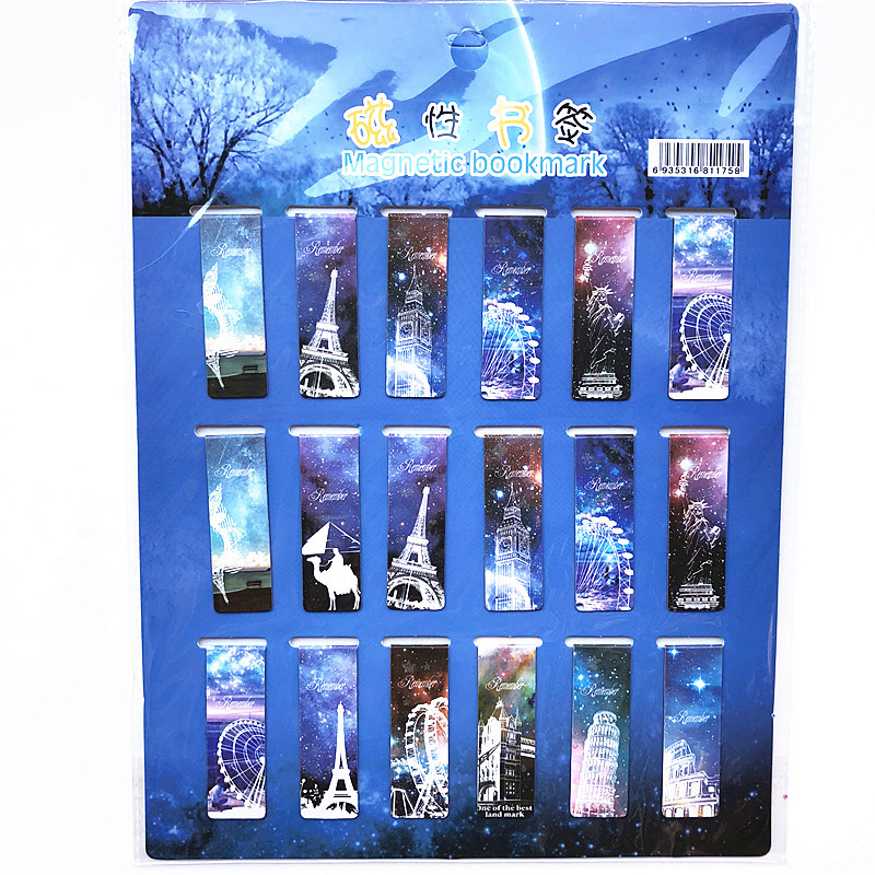 18 Pcs/Set Cat Tower Magnet Ma - Bookmark Magnetic Clip recensione e prezzo