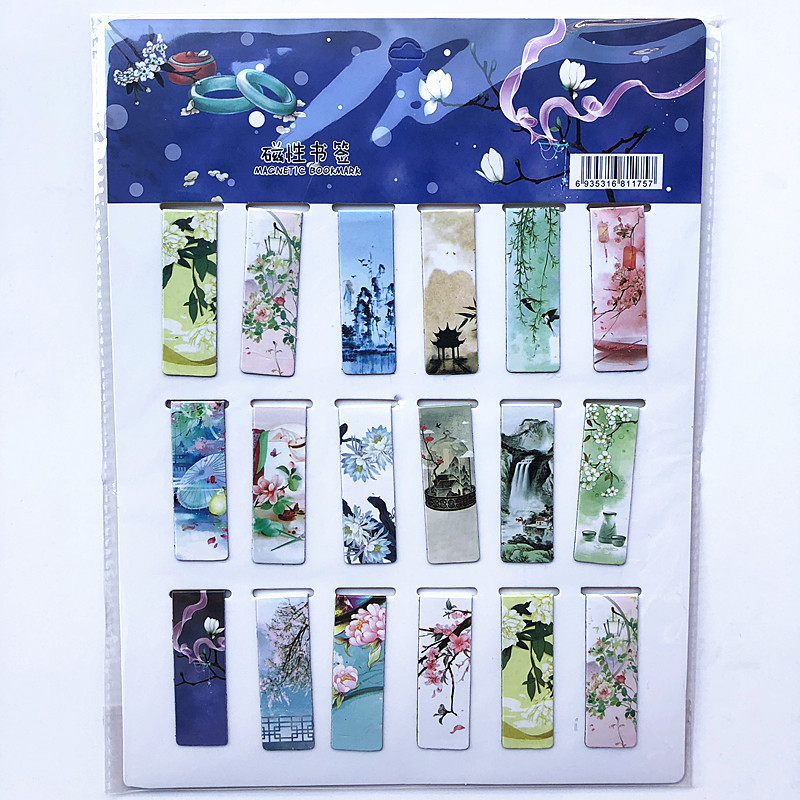 18 Pcs/Set Cat Tower Magnet Ma - Bookmark Magnetic Clip recensione e prezzo