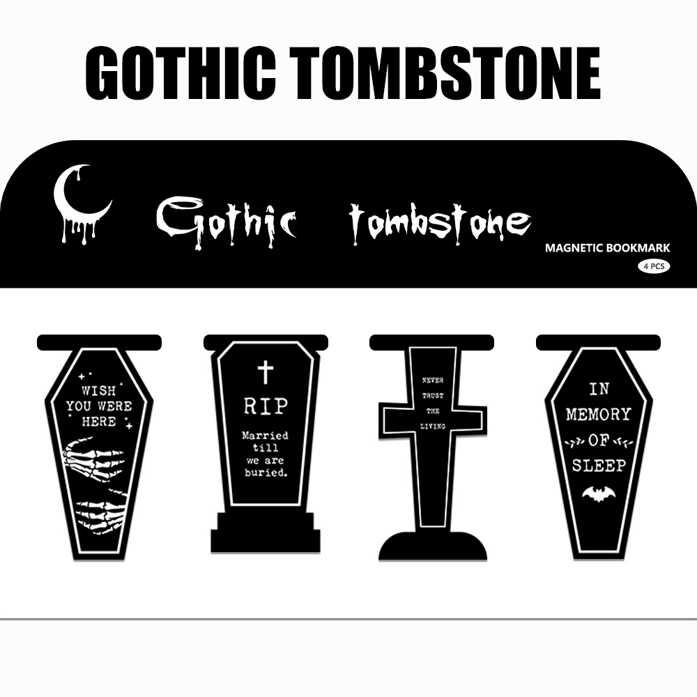 4PCS Creative Gothic Gothic to - Bookmark Magnetic Clip recensione e prezzo