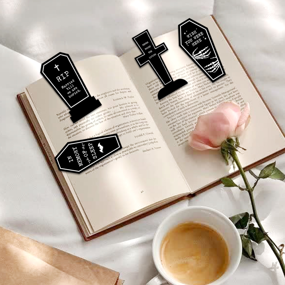 4PCS Creative Gothic Gothic to - Bookmark Magnetic Clip recensione e prezzo