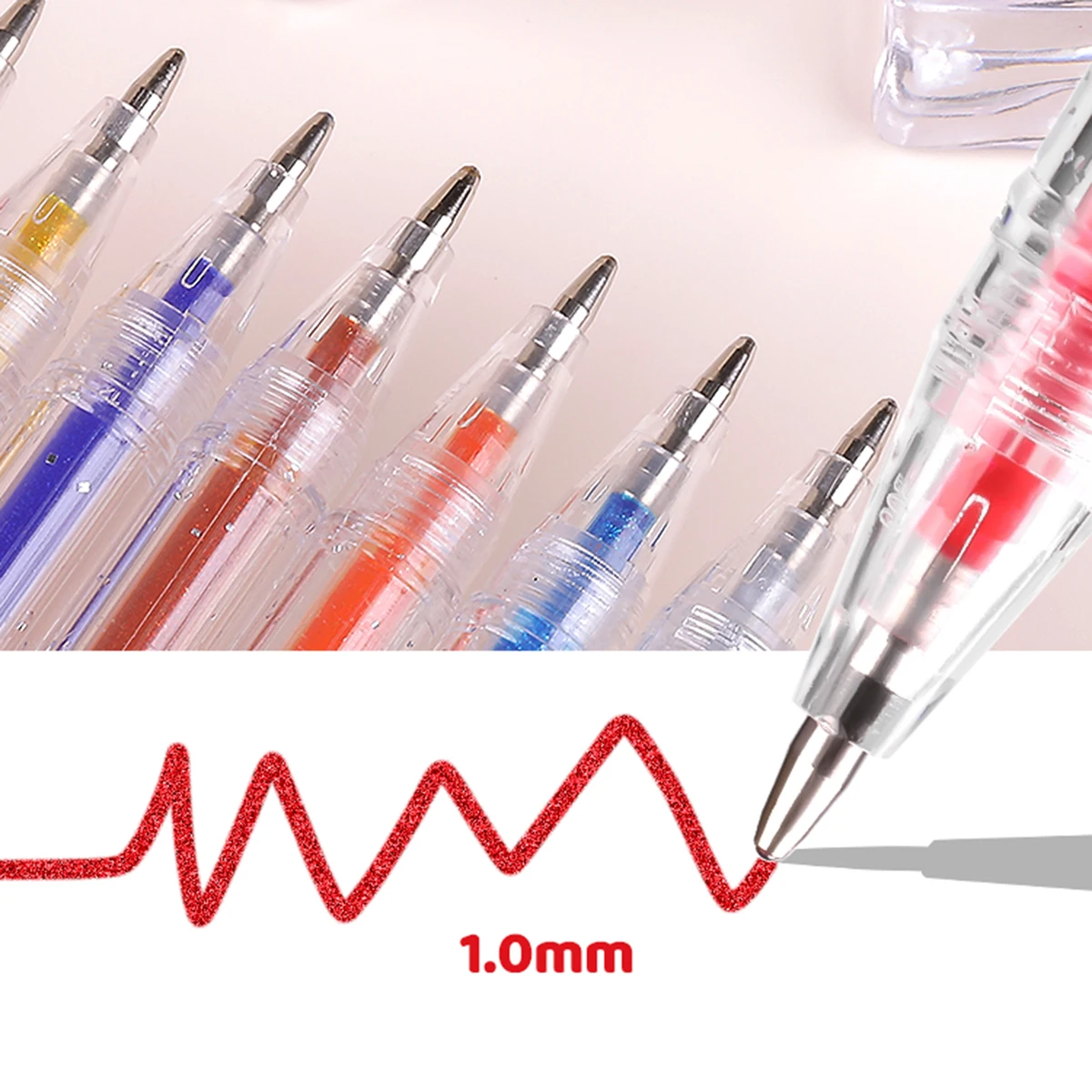 8-60 Colors Glitter Gel Pen Se - Gel Ink Pen Set recensione e prezzo