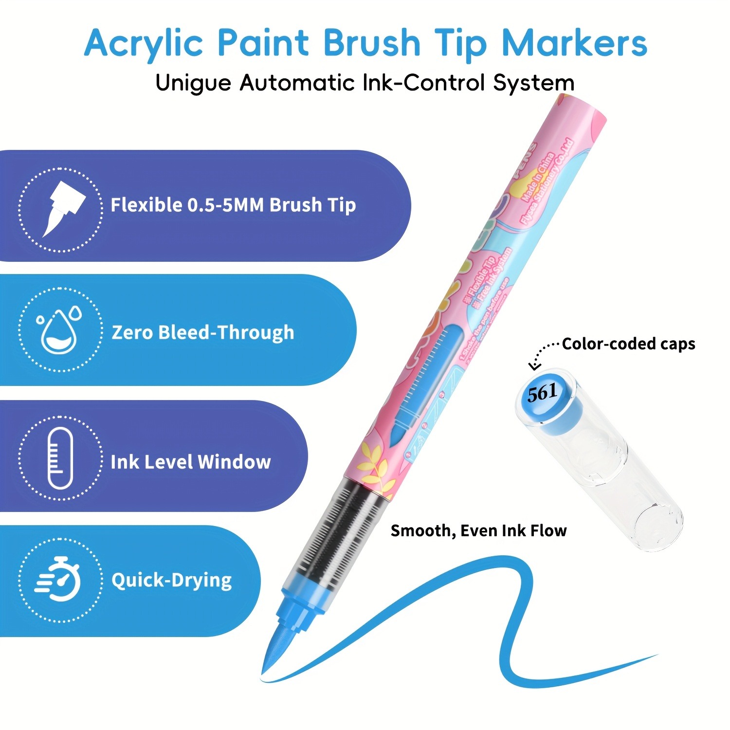 12 Colors Cold Tone Acrylic Pa - Highlighter Set Pastel recensione e prezzo