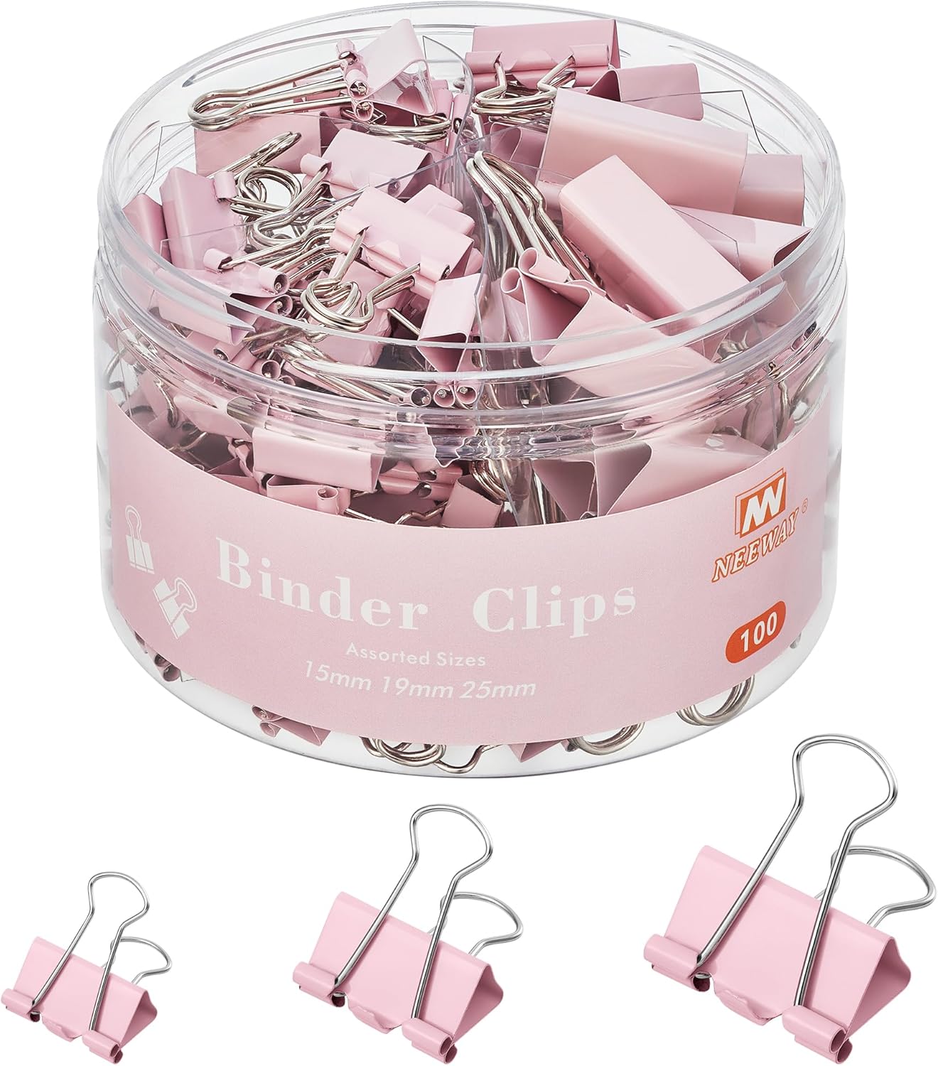 100 Count Binder Clips Assorte - Binder Clip Assorted recensione e prezzo