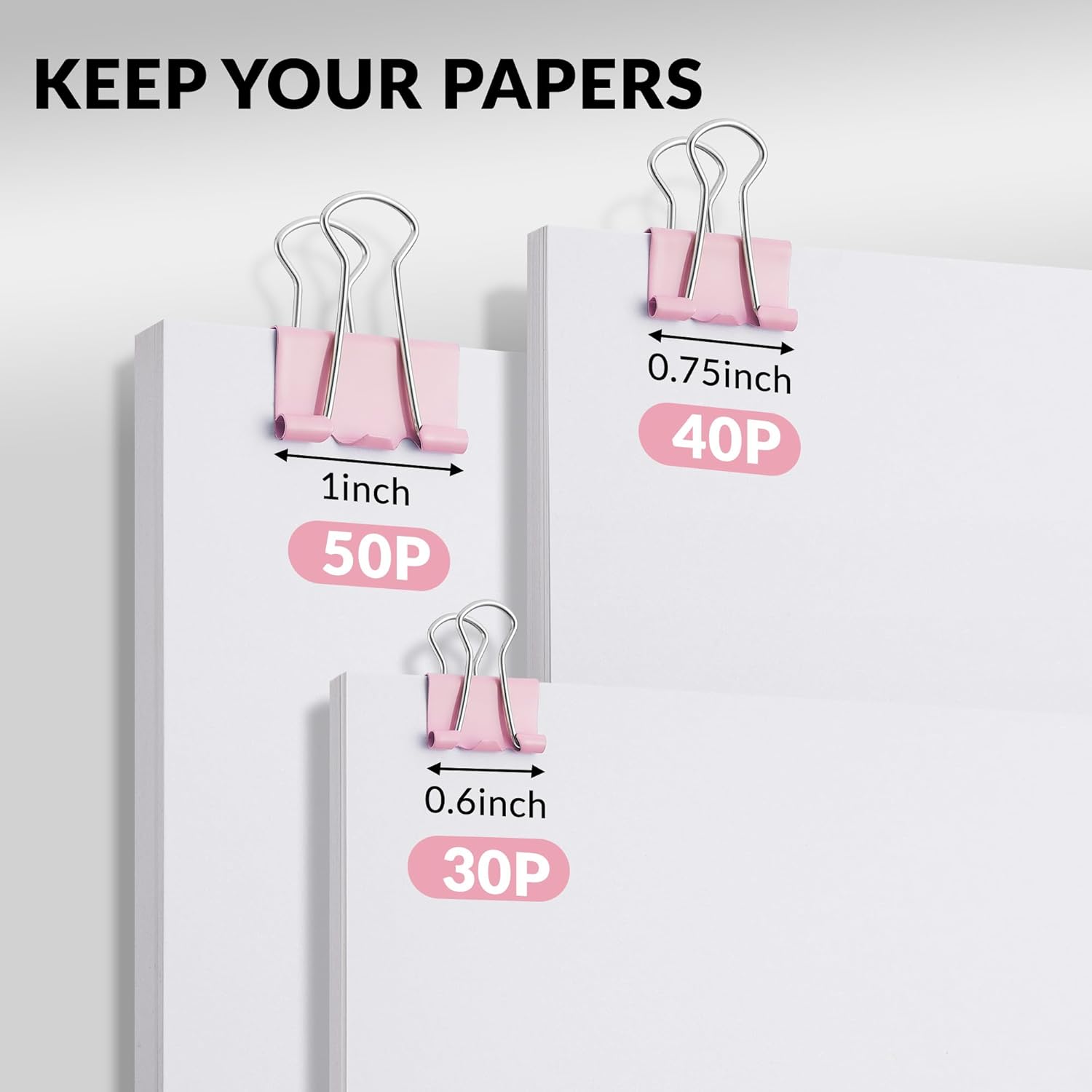 100 Count Binder Clips Assorte - Binder Clip Assorted recensione e prezzo