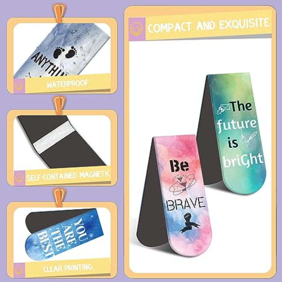 Magnetic Bookmarks - 15PCS Boo - Bookmark Magnetic Clip recensione e prezzo