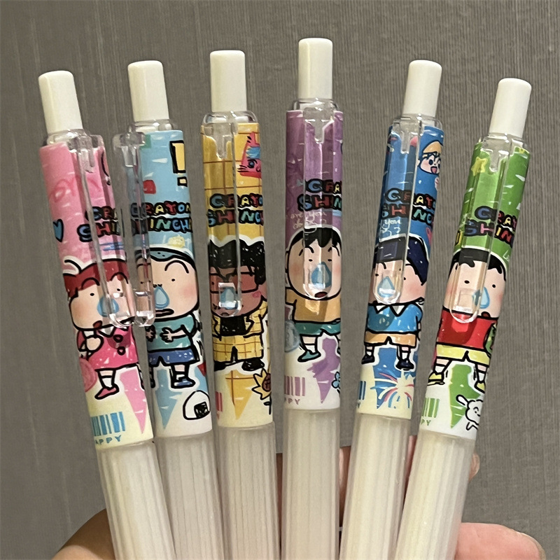 6pcs Crayon Shin-chan Student  - Gel Ink Pen Set recensione e prezzo