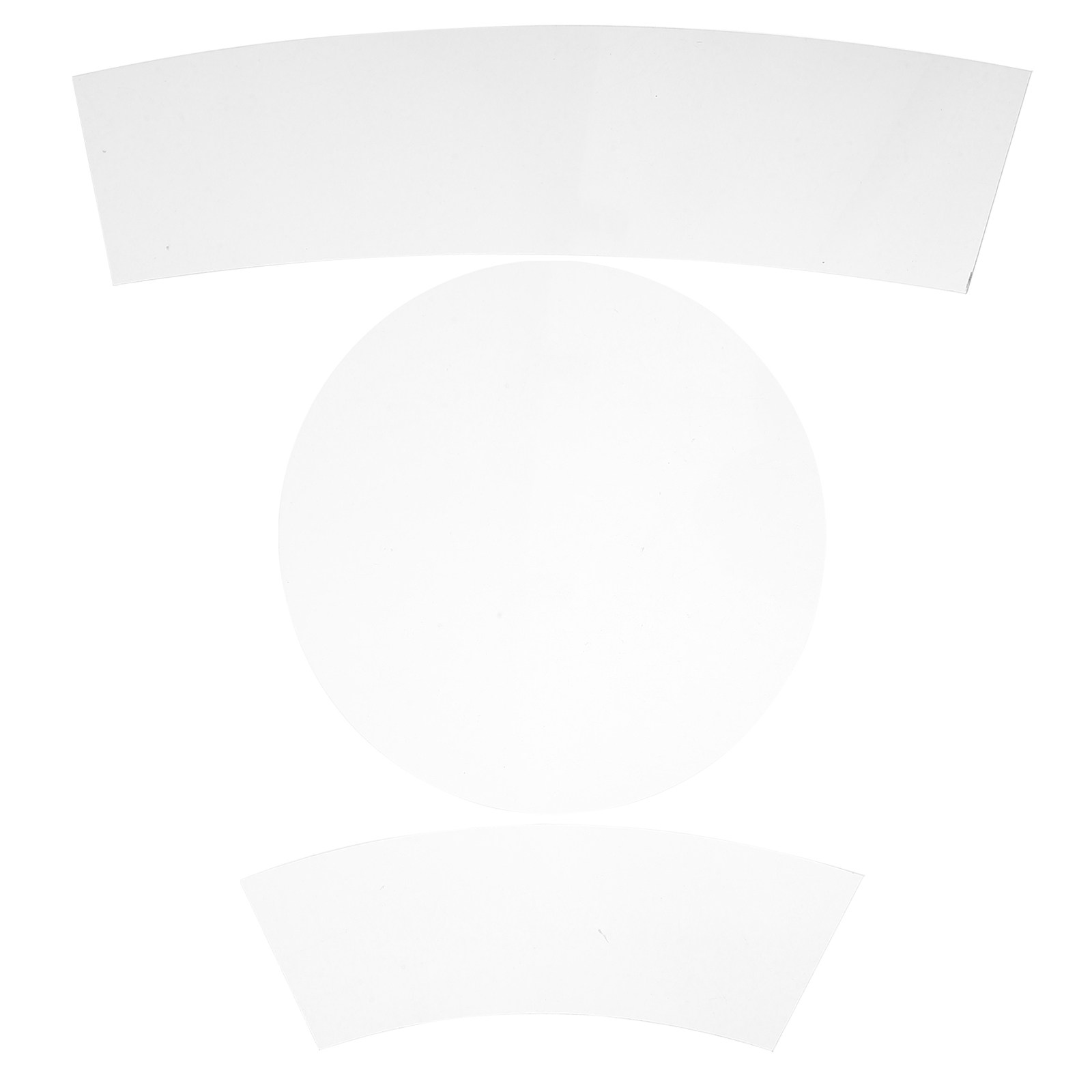 3Pcs Transparent Acrylic Bucke - Ruler Set Transparent recensione e prezzo
