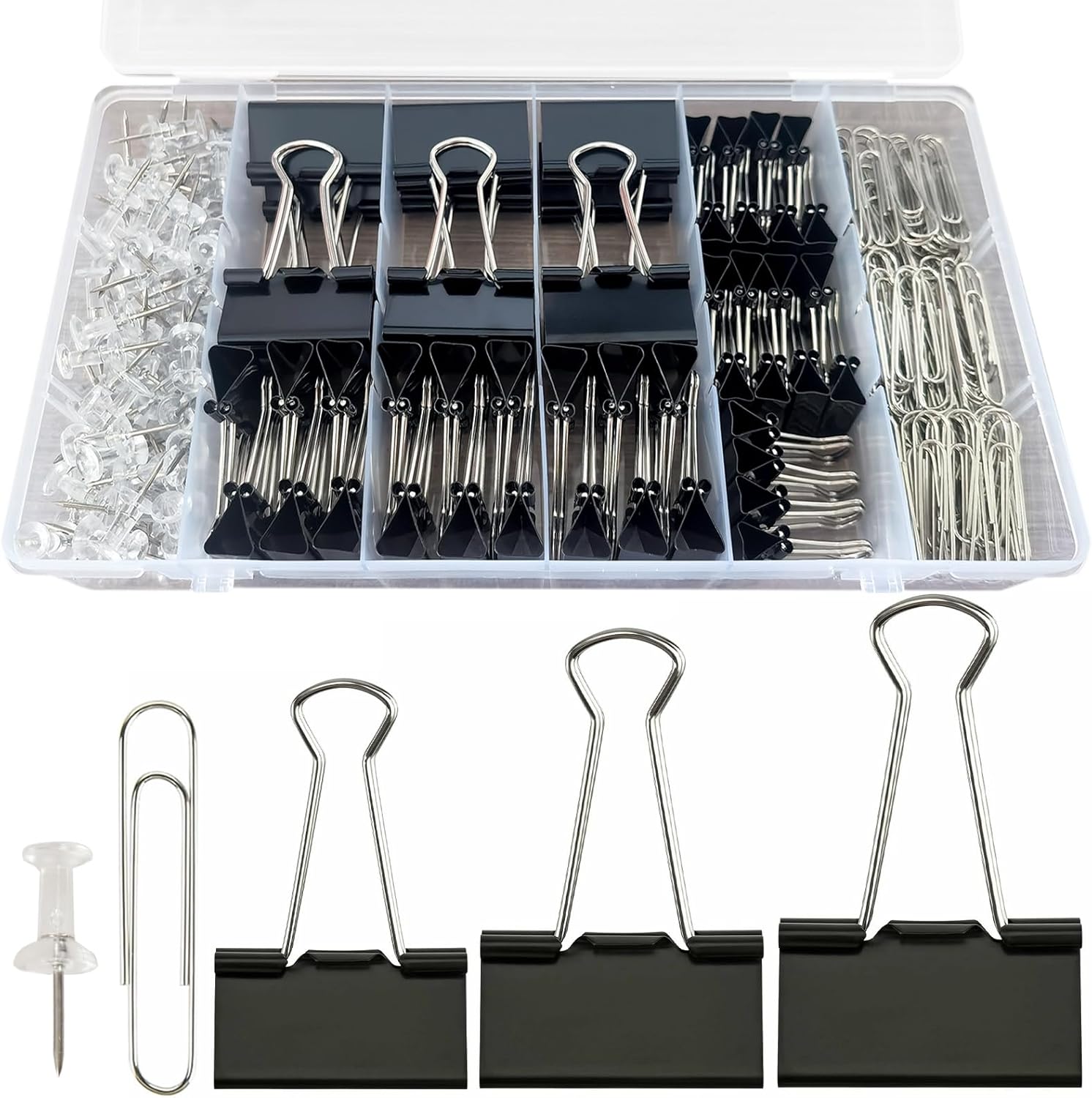 240PCS Office Clips Set: Paper - Binder Clip Assorted recensione e prezzo