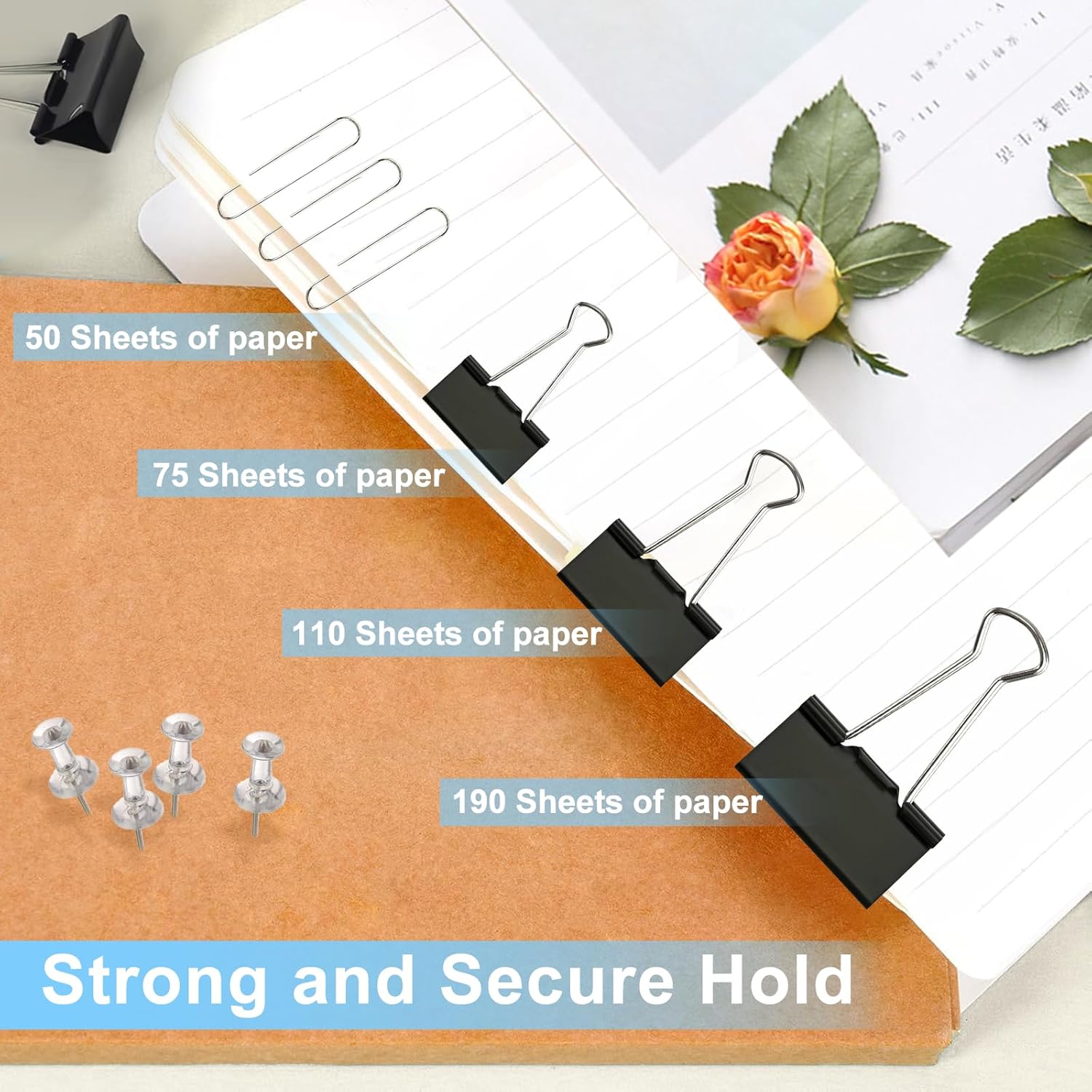 240PCS Office Clips Set: Paper - Binder Clip Assorted recensione e prezzo