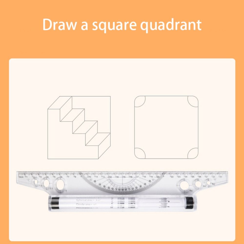 Professional Plastic Parallel  - Ruler Set Transparent recensione e prezzo