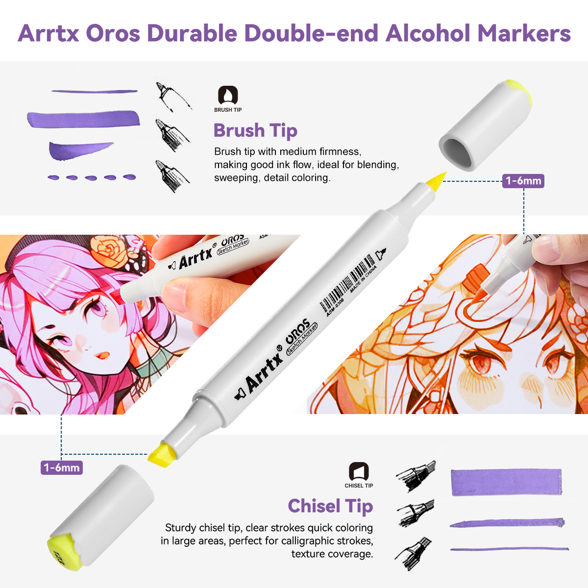 Arrtx Oros 66 Pastel Colors Al - Highlighter Set Pastel recensione e prezzo