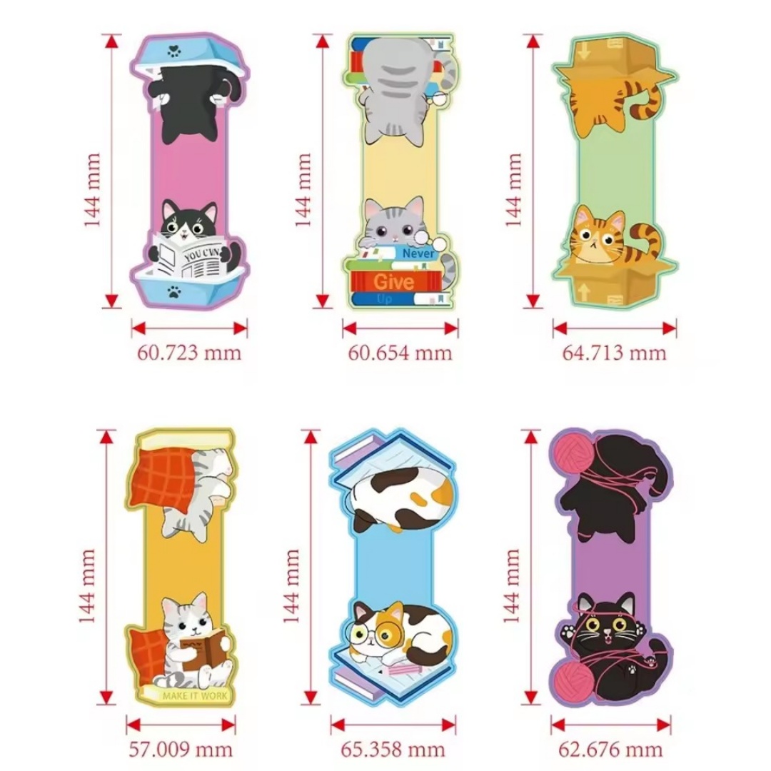 1set Creative Cat Pattern Magn - Bookmark Magnetic Clip recensione e prezzo