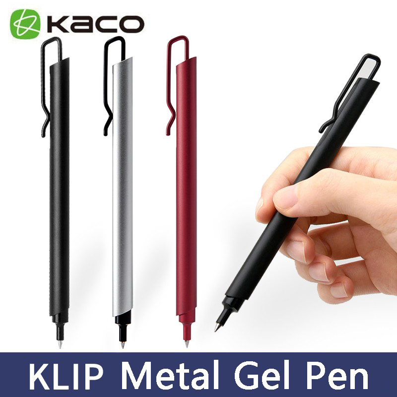 Kaco Metal Gel Pen 0.5MM Black - Stationery Supplies Business recensione e prezzo