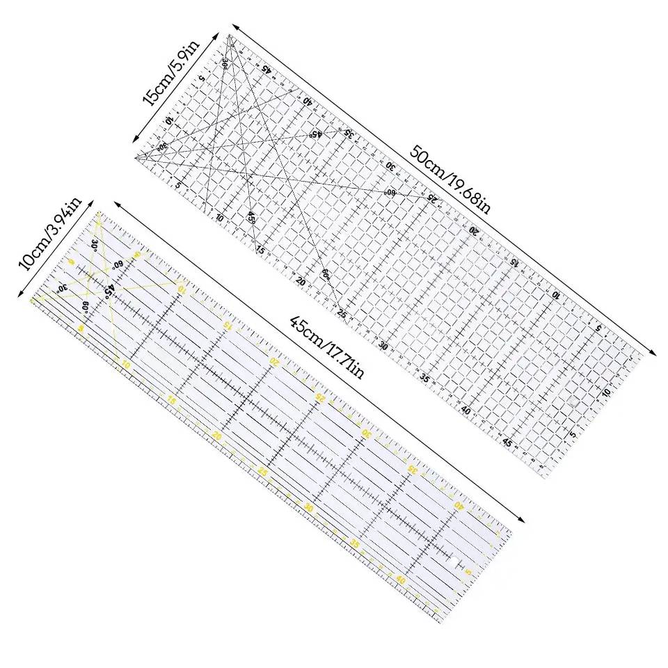 Fenrry Multisize Acrylic Patch - Ruler Set Transparent recensione e prezzo